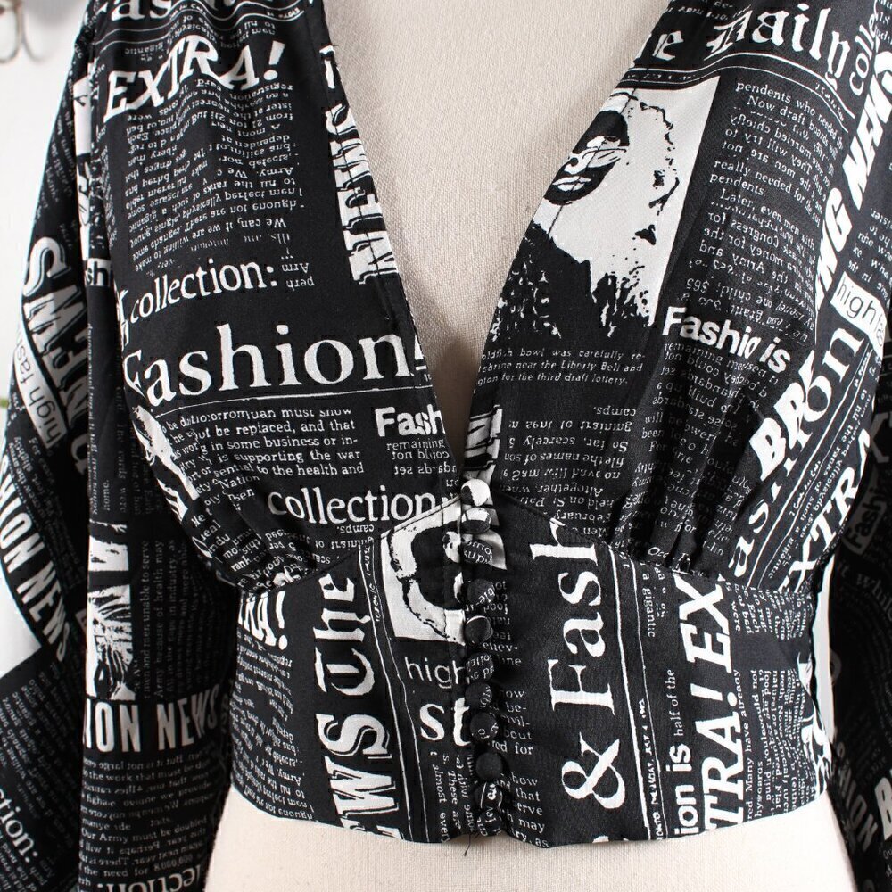 Live 4 Truth Black White Crop - Fashion News - Size Large - Picture 5 of 10
